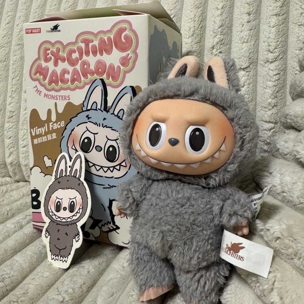 Exciting Macaron The Monsters Sesame Bean Plush Toy
